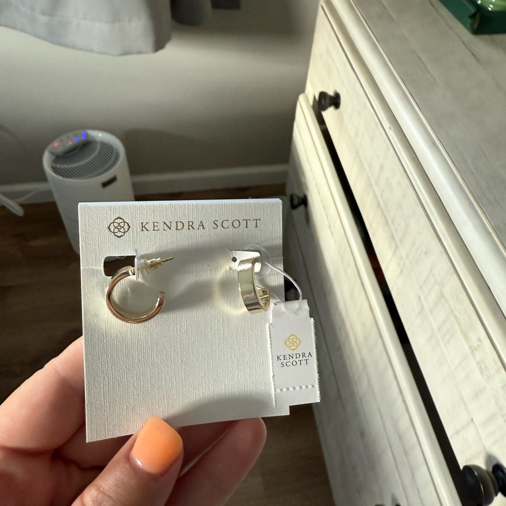 Kendra Scott Gold and Silver Geometric Earrings